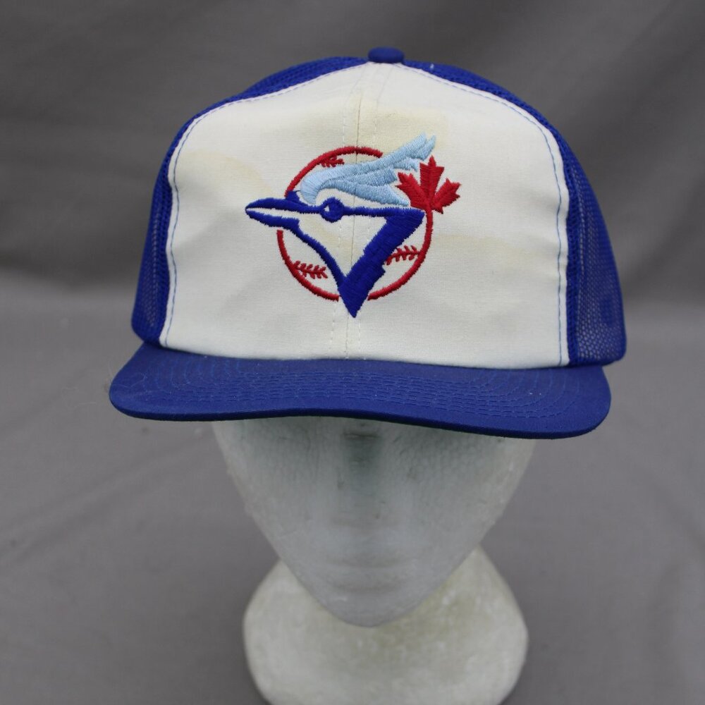 Toronto Blue Jays Hat (VTG) - Original Logo Trucker Hat by Twins Adult Snapback